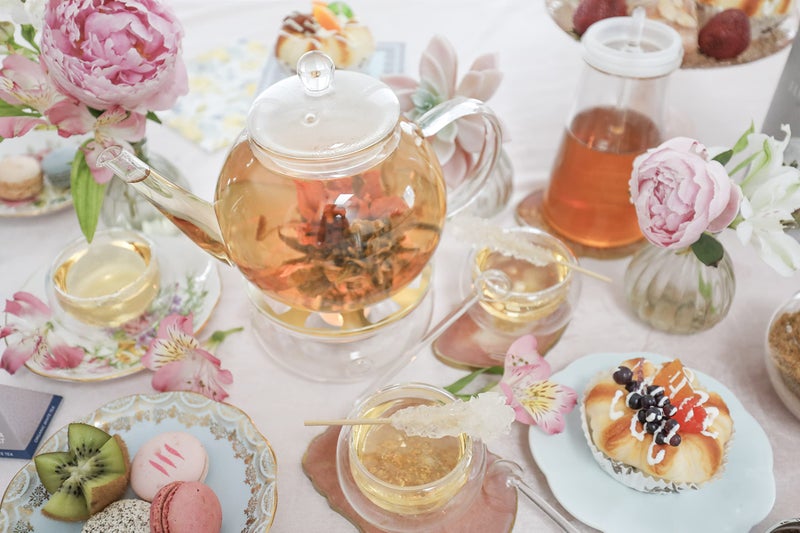 Teabloom Universal Tea Warmer (Large Size - 6 in / 15 cm Diameter) - Handcrafted with Heat Proof & Lead-Free Glass - Tealight Candle Included - Image 3